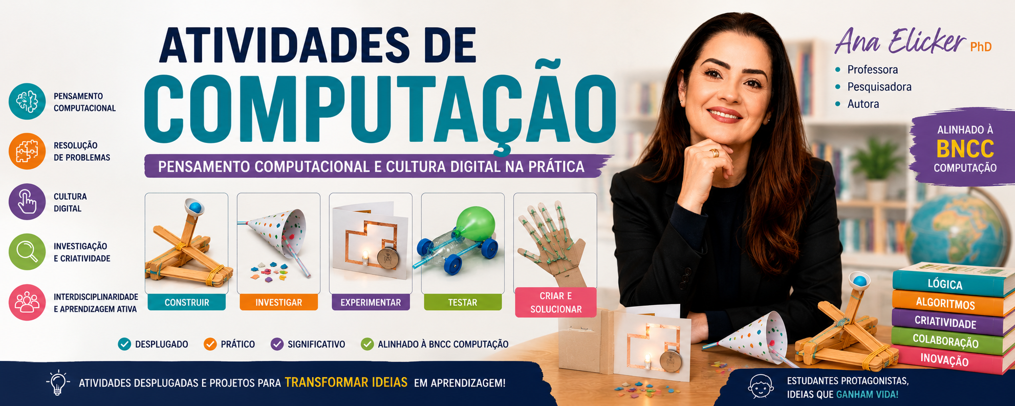 Compilado das Melhores Aulas Aplicadas no 1º Semestre Aprender fazendo: experiências reais que transformaram a Computação em uma disciplina viva