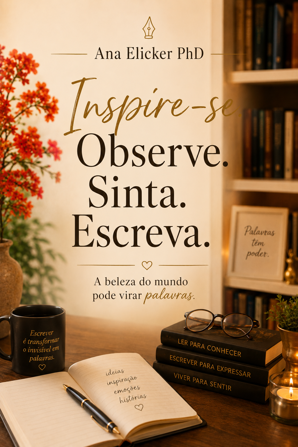 De onde vem a inspiração para escrever?