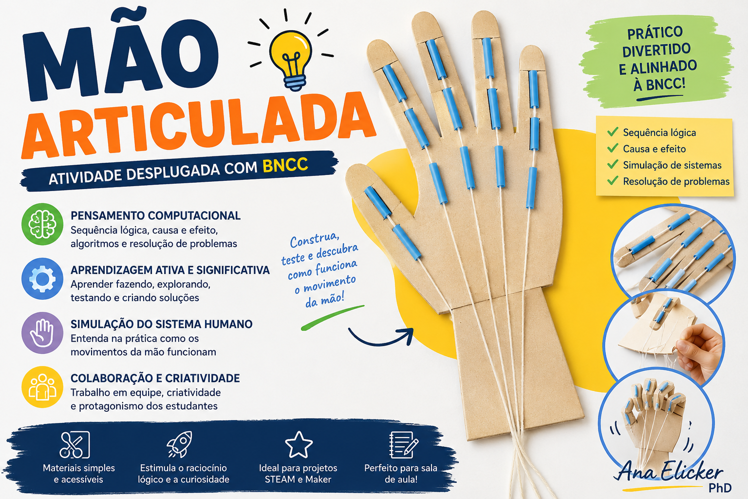 Miniatura do plano Mão articulada